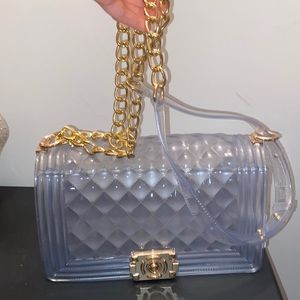 Clear Windsor purse